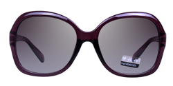 梦雅特紫色女款全框时尚板材太阳镜1329