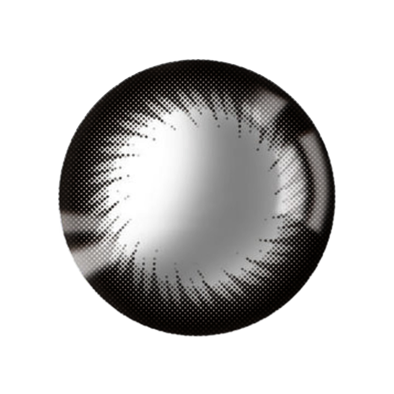 JUSTCOLOR美妝彩片（V109）漩渦黑環-黑